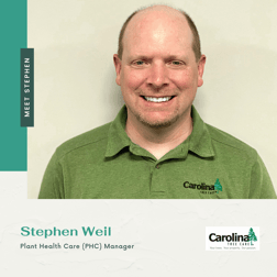 Stephen Weil, plant health care manager